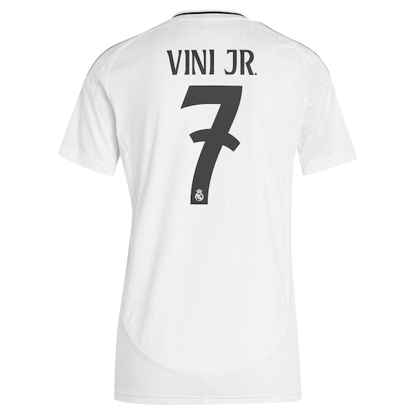 Vini Jr. Los Merengues adidas Women's 2024/25 Home Replica Player Jersey - White
