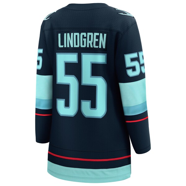 Ryan Lindgren Seattle Kraken  Women's Home Breakaway Jersey - Deep Sea Blue