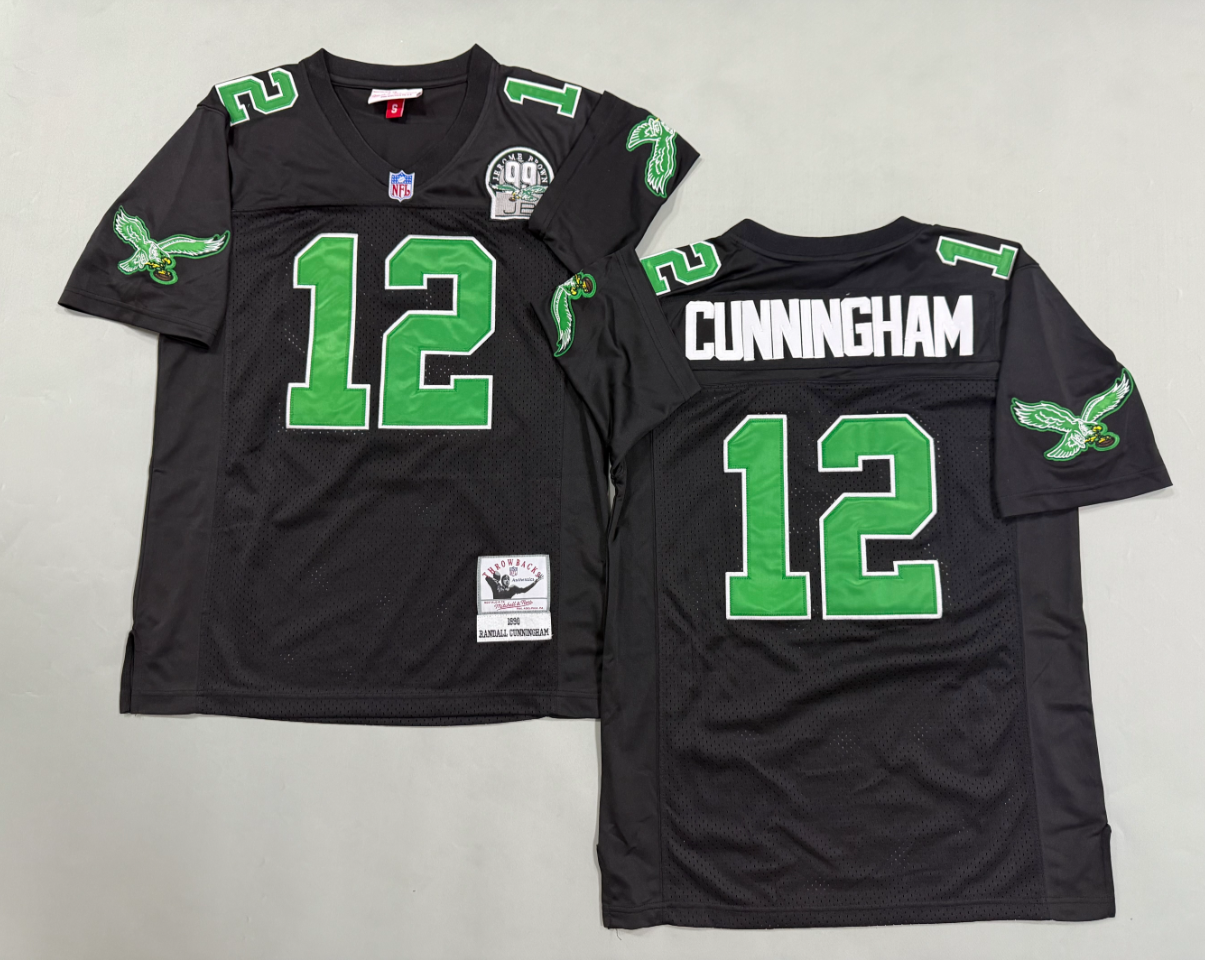 Randall Cunningham Philadelphia Eagles Authentic Throwback Retired Player Jersey