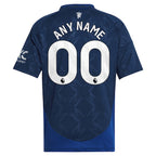 Manchester United adidas Youth 2024/25 Away Replica Custom Jersey - Navy