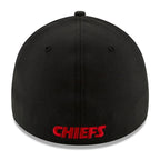 Kansas City Chiefs New Era Super Bowl LVIII Champions Side Patch 39THIRTY Flex Hat - Black