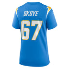 CJ Okoye Los Angeles Chargers Nike Women's Team Game Jersey -  Powder Blue