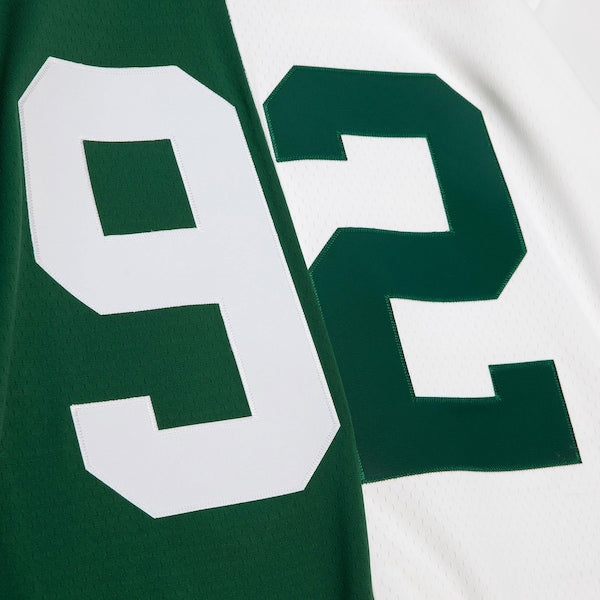 Reggie White Green Bay Packers 1996 Split Legacy Replica Jersey - Green/White