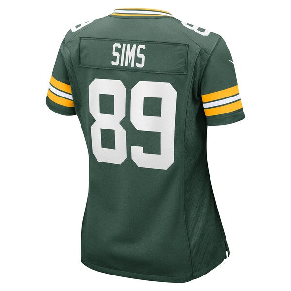 Ben Sims Green Bay Packers Nike Women's Team Game Jersey -  Green