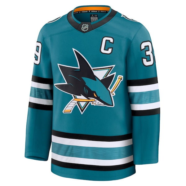 Logan Couture San Jose Sharks  Home Premium Jersey - Teal/Black