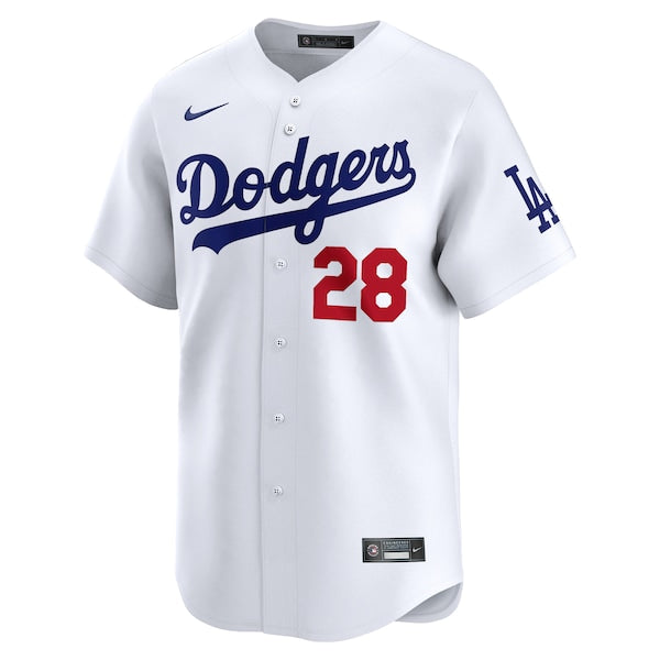 Bobby Miller Los Angeles Dodgers Nike Home Limited Player Jersey - White