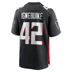 Godwin Igwebuike Atlanta Falcons Nike  Game Jersey -  Black