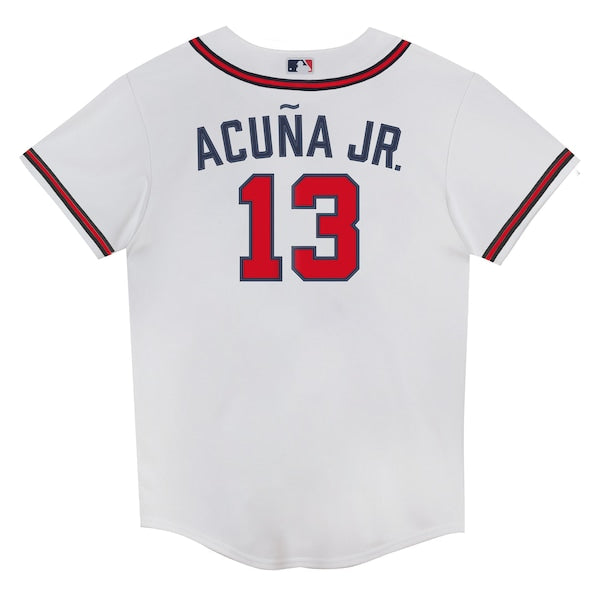 Ronald Acuña Jr. Atlanta Braves Nike Preschool Home Replica 2.0 Player Jersey - White
