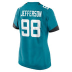 Jordan Jefferson Jacksonville Jaguars Nike Women's  Game Jersey -  Teal
