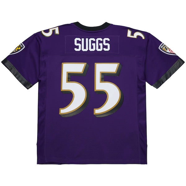 Terrell Suggs Baltimore Ravens  2003 Legacy Replica Jersey - Purple