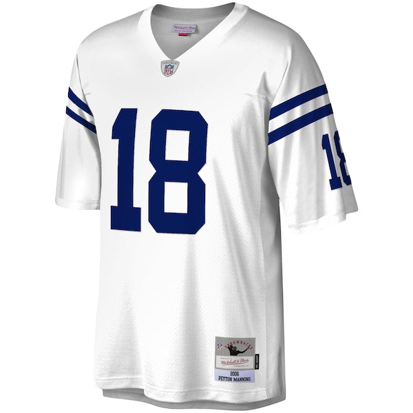 Peyton Manning Indianapolis Colts Legacy Replica Jersey - White/Royal