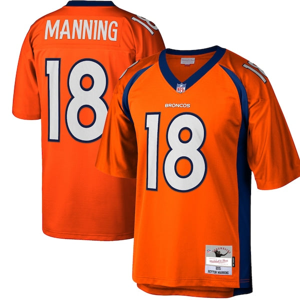 Peyton Manning Denver Broncos Big & Tall 2015 Retired Player Replica Jersey - Orange