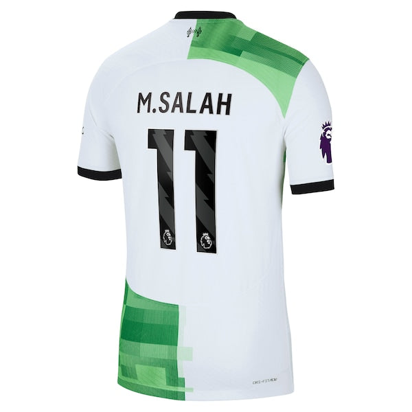 Mohamed Salah Liverpool Nike 2023/24 Away Authentic Player Jersey - White/Red