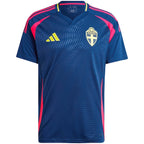 Sweden National Team adidas 2024 Away Replica Jersey - Navy/Yellow