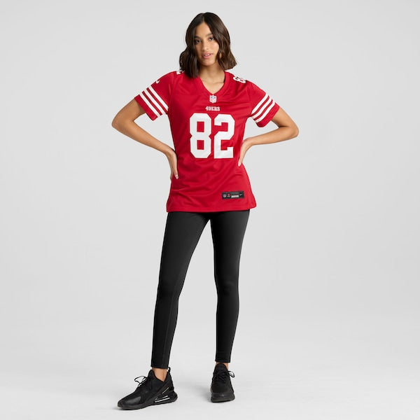 Ross Dwelley San Francisco 49ers Nike Women's Team Game Jersey -  Scarlet