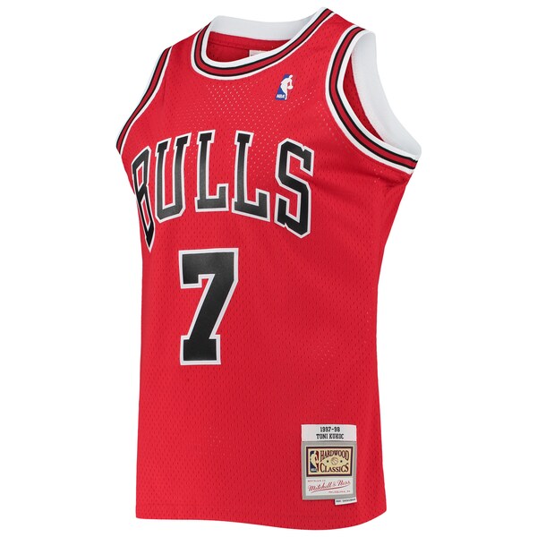 Toni Kukoc Chicago Bulls 1997/98 Hardwood Classics Swingman Jersey - Red