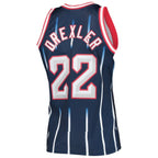 Clyde Drexler Houston Rockets 1996/97 Hardwood Classics Swingman Jersey - Navy