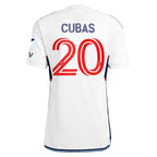 Andrés Cubas Vancouver Whitecaps FC adidas 2023 Bloodlines Authentic Player Jersey - White