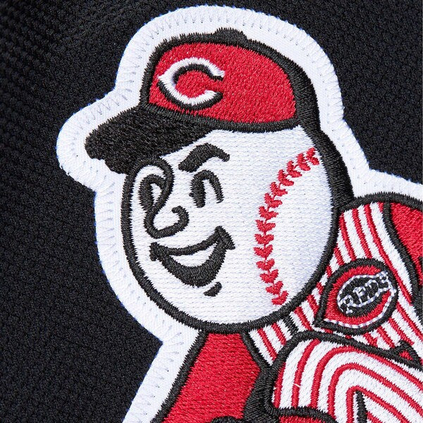 Ken Griffey Jr. Cincinnati Reds Cooperstown Collection Authentic Mesh Batting Practice Jersey - Black