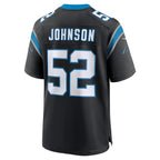 DJ Johnson Carolina Panthers Nike  Game Jersey -  Black