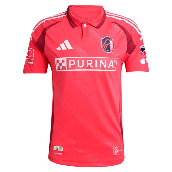 Marcel Hartel St. Louis City SC adidas 2025 Forever CITY Red Authentic Player Jersey - Red