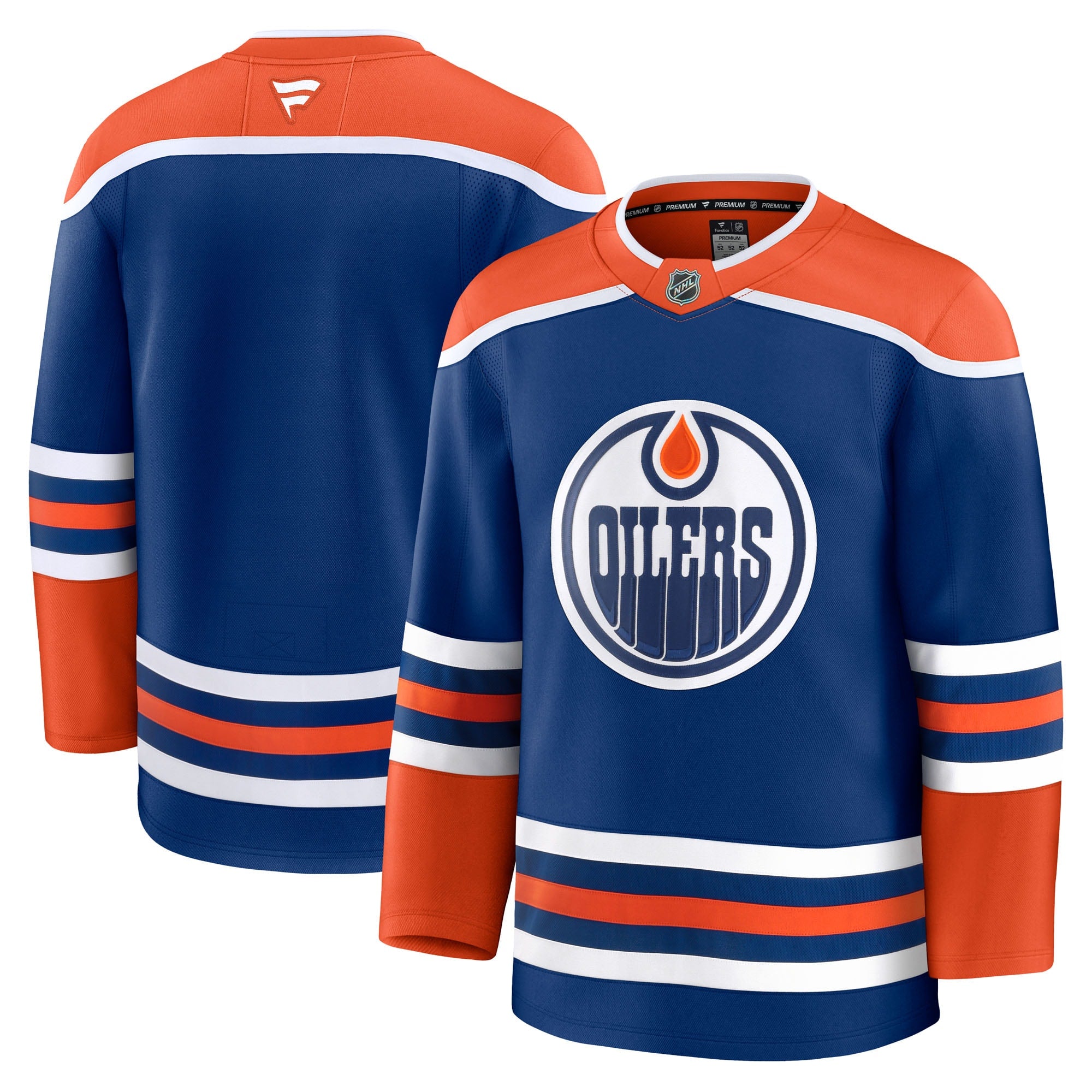 Edmonton Oilers  Away Premium Jersey - White/Royal