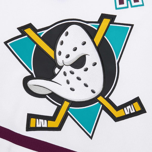 Teemu Selanne Anaheim Ducks 1996-97 Power Play Jersey - White/Purple