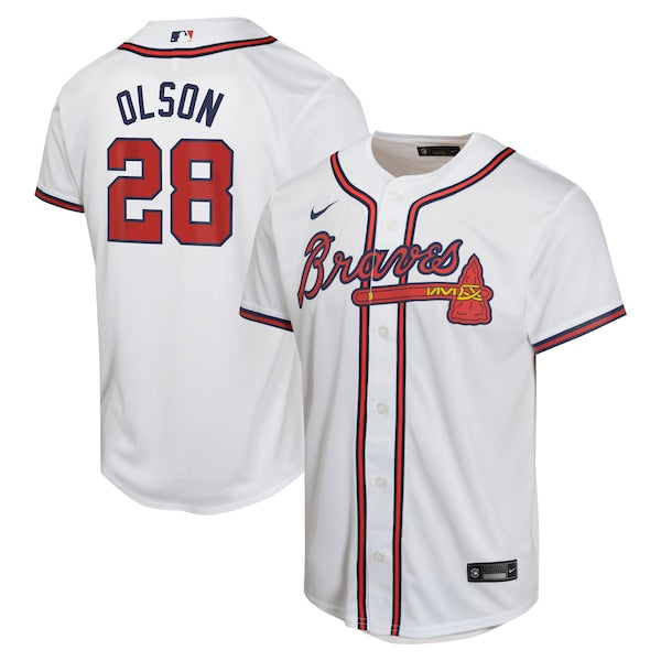 Matt Olson Atlanta Braves Nike Youth Home Game Player Jersey - White
