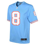 Will Levis Tennessee Titans Nike Youth Oilers Throwback ALT2 Player Game Jersey - Light Blue