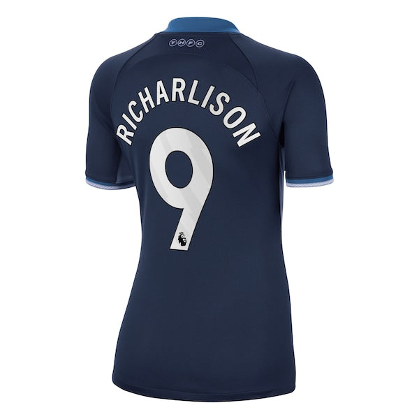 Richarlison Tottenham Hotspur Nike Women's 2023/24 Away Stadium Replica Player Jersey - Navy/Tan/White