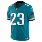Foye Oluokun Jacksonville Jaguars Nike Prowler Throwback Vapor F.U.S.E. Limited Jersey - Teal