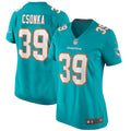 Larry Csonka Miami Dolphins Nike Women's Game Retired Player Jersey - Aqua/White