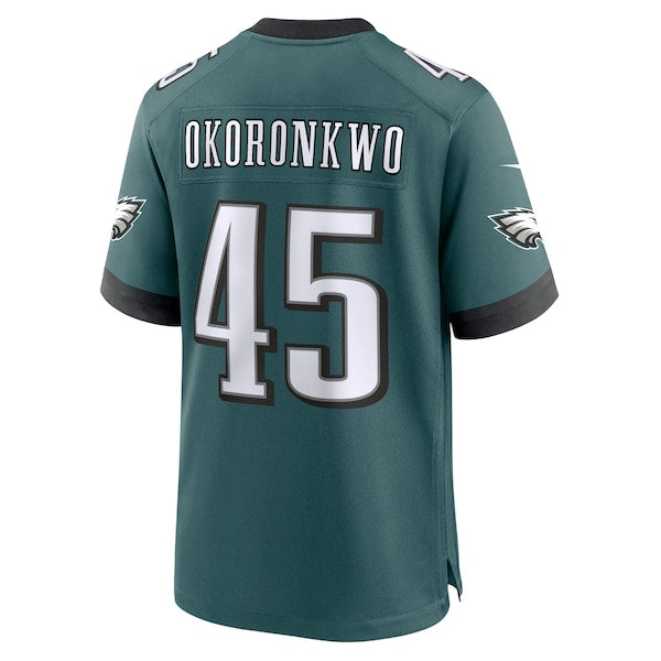 Ogbonnia Okoronkwo Philadelphia Eagles Nike Team Game Jersey - Midnight Green