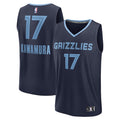 Yuki Kawamura Memphis Grizzlies  Fast Break Replica Player Jersey - Icon Edition - Navy