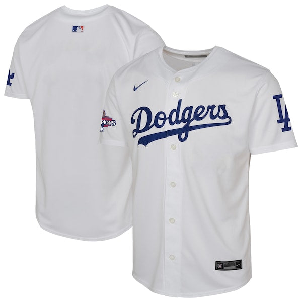 Los Angeles Dodgers Nike Youth 2024 World Series Champions Home Limited Jersey - White