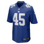 Boogie Basham New York Giants Nike  Game Jersey -  Royal