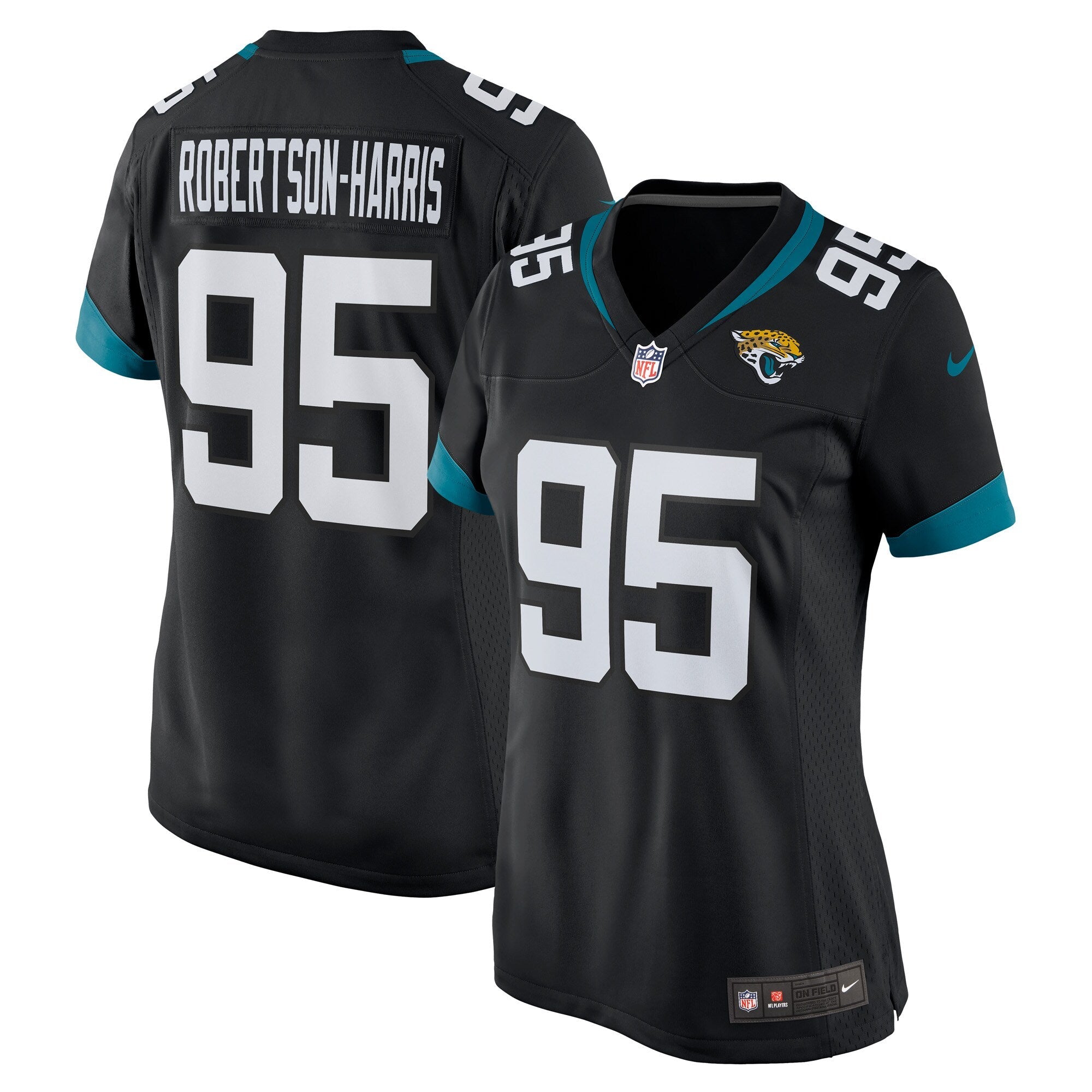Roy Robertson-Harris Jacksonville Jaguars Nike Women's Game Jersey - Teal/Black