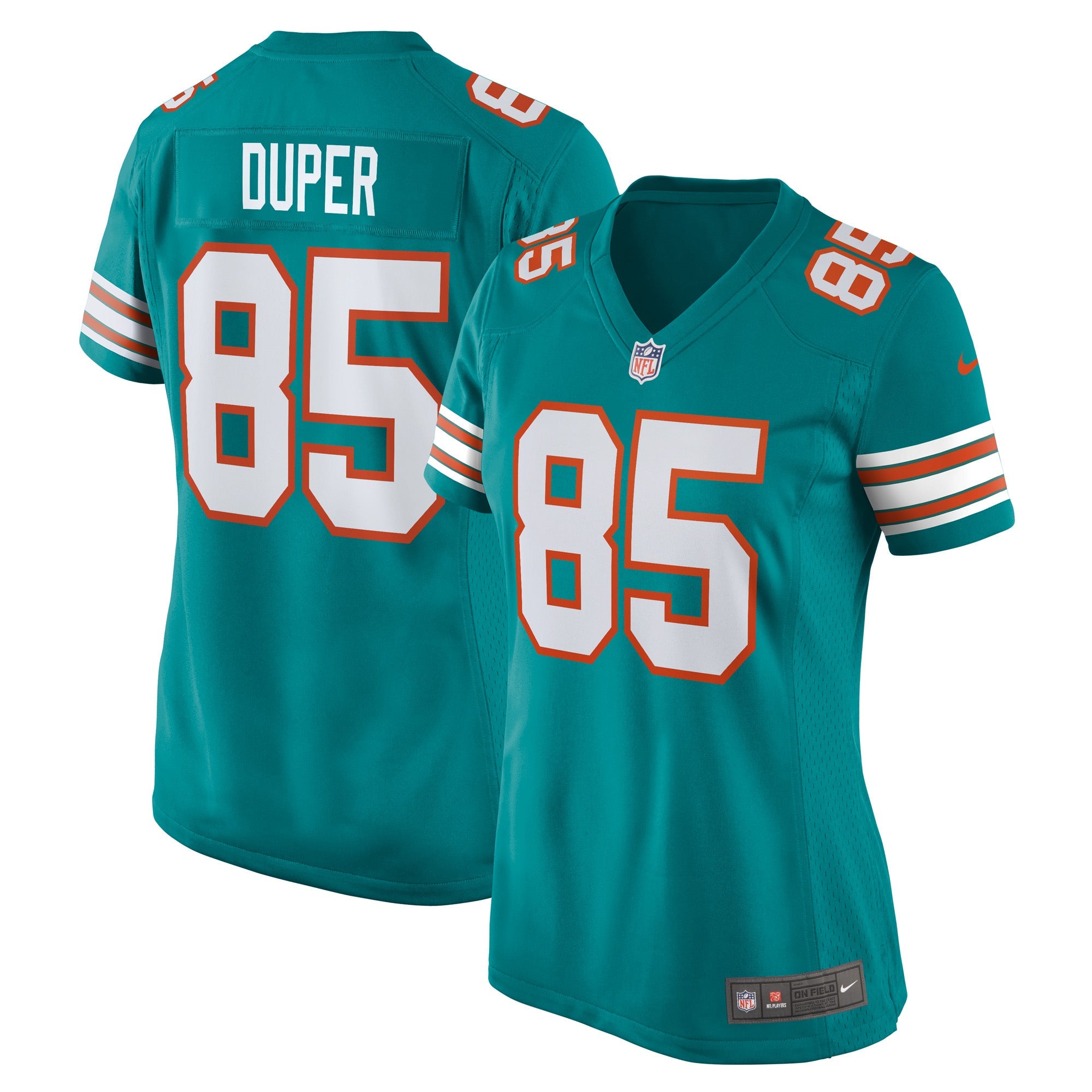Mark Duper Miami Dolphins Nike Women's Retired Player Jersey - White/Aqua