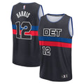Tobias Harris Detroit Pistons  Fast Break Player Jersey - Statement Edition - Black