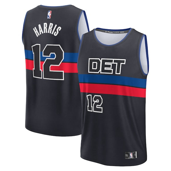Tobias Harris Detroit Pistons  Youth Fast Break Player Jersey - Statement Edition - Black