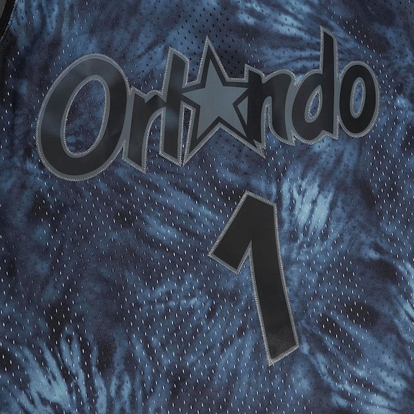 Penny Hardaway Orlando Magic Hardwood Classics 1984/85 Tie-Dye Swingman Jersey - Black