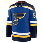 Jordan Binnington St. Louis Blues  Home Premium Jersey - Blue