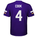Dalvin Cook Minnesota Vikings Youth Replica Player Jersey - Purple