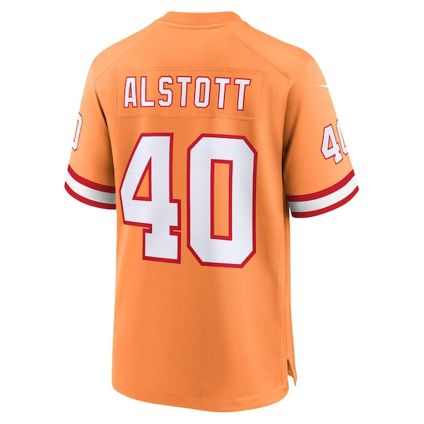 Mike Alstott  Tampa Bay Buccaneers Nike 50th Season Game Jersey - Creamsicle/Red