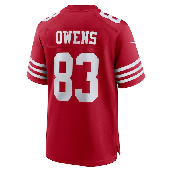 Terique Owens San Francisco 49ers Nike Team Game Jersey -  Scarlet