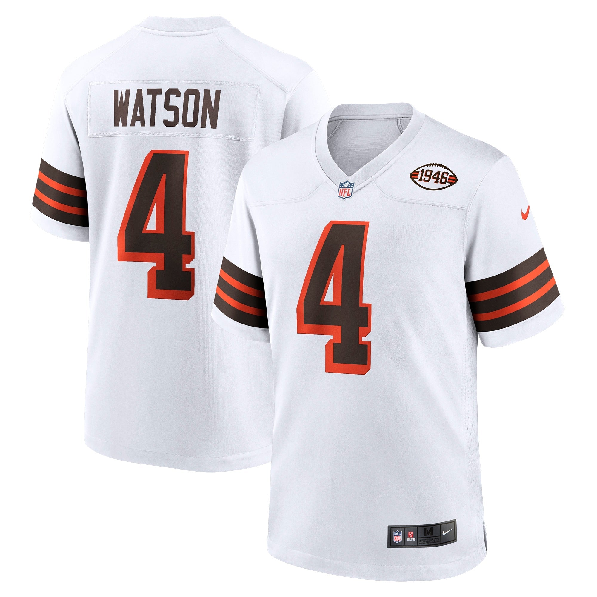Deshaun Watson Cleveland Browns Nike Game Jersey - Brown/White
