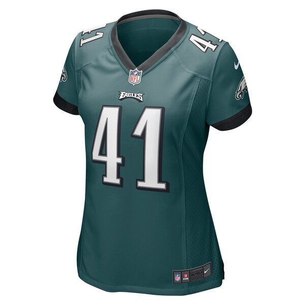 Nicholas Morrow Philadelphia Eagles Nike Women's  Game Jersey - Midnight Green