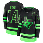 Jamie Benn Dallas Stars  Women's Alternate Premier Breakaway Player Jersey - Black/Green