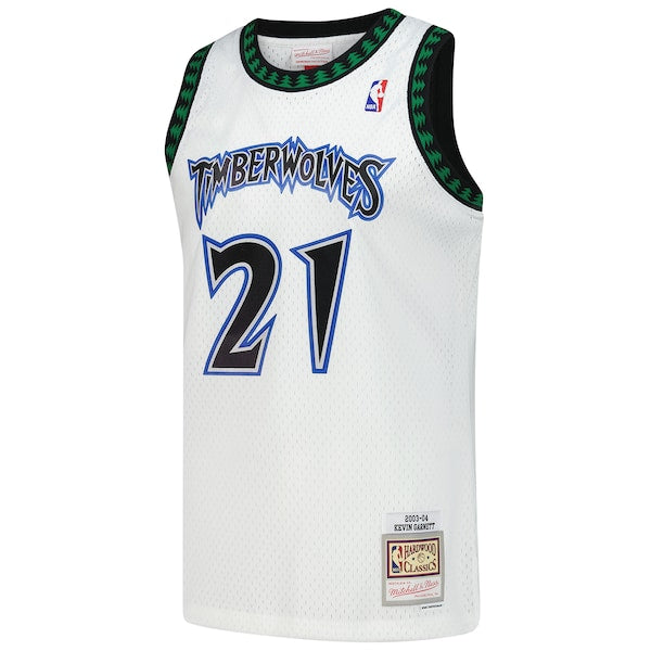 Kevin Garnett Minnesota Timberwolves  Hardwood Classics Swingman Jersey - White