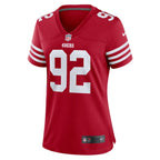 Jordan Elliott San Francisco 49ers Nike Women's Team Game Jersey -  Scarlet